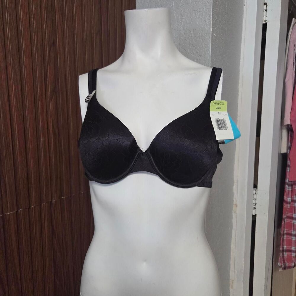 Vanity-fair Women's Black Bra